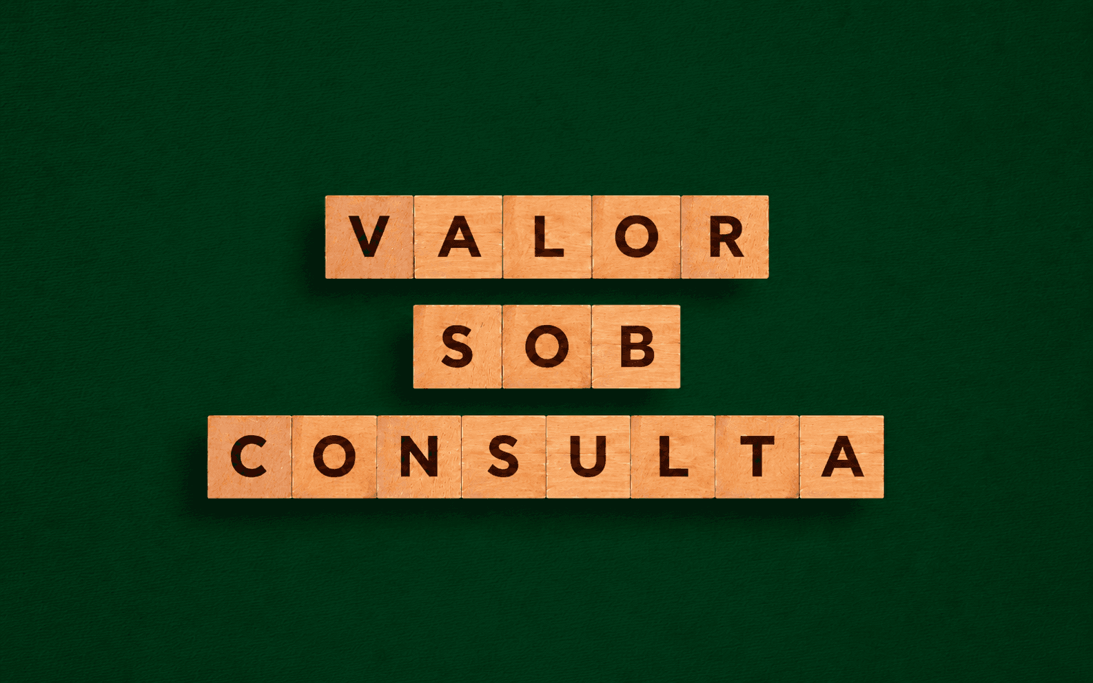Valor sob consulta